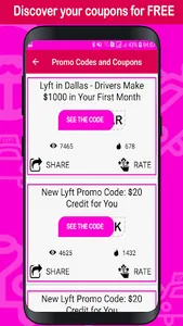 Coupons For Ly-ft : Promo Code screenshot 13