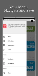 Coupons & deals for Grubhub screenshot 1