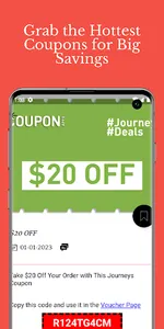 CouponApps - Journeys Coupons screenshot 2