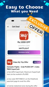 Cashback coupons and deals screenshot 1