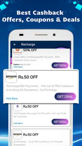 Cashback coupons and deals screenshot 2