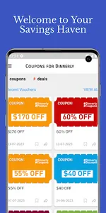 Coupon Apps - Dinnerly Coupons screenshot 0