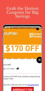 Coupon Apps - Dinnerly Coupons screenshot 2