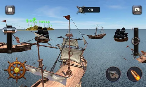 Caribbean Sea Outlaw Pirate Sh screenshot 0