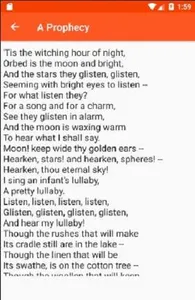 John Keats poems screenshot 2