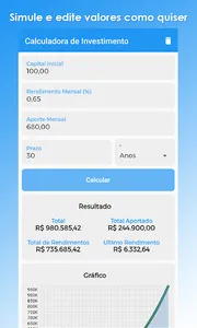 Calculadora de Investimento screenshot 0
