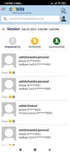 Co-WIN Vaccinator App screenshot 4