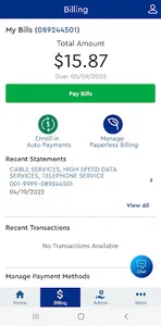 Cox Business MyAccount screenshot 2