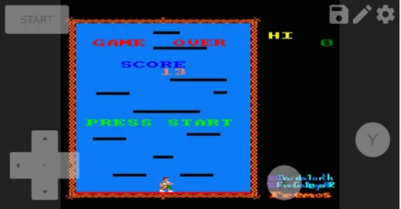 Platform Climber (Amstrad CPC  screenshot 1