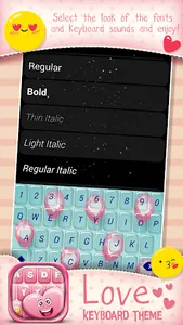 Love Keyboard Theme screenshot 3