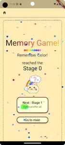 BrainTrainingGameRememberColor screenshot 4