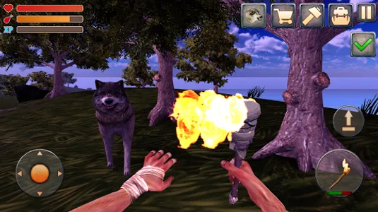 Night Island Forest Survival screenshot 0