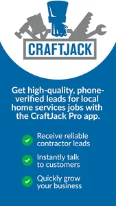 CraftJack Pro: Leads for Pros screenshot 0