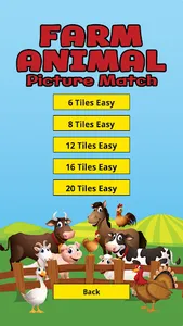 Farm Animal Picture Match screenshot 11