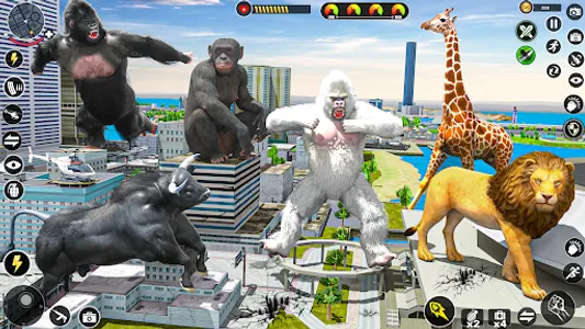 Wild Gorilla Game: Smash City screenshot 10