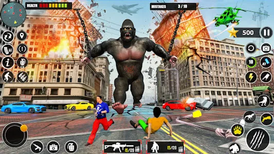 Wild Gorilla Game: Smash City screenshot 11