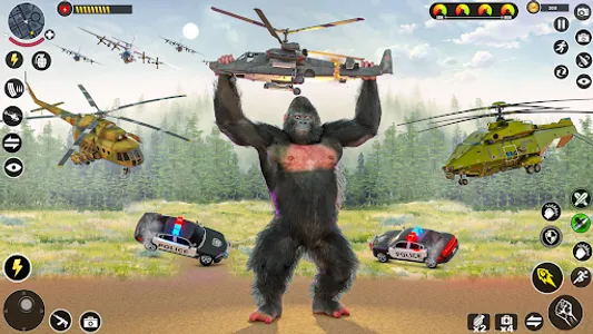 Wild Gorilla Game: Smash City screenshot 21