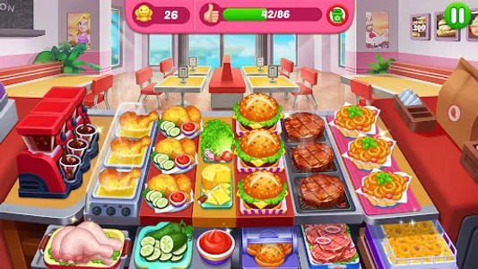 Crazy Cooking Diner: Chef Game screenshot 0