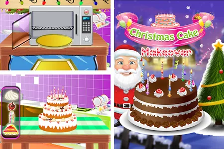 Christmas Cakes Girl Game Chef screenshot 0