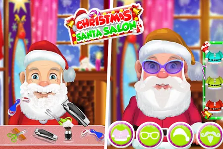 Santa Shave Christmas Games screenshot 9