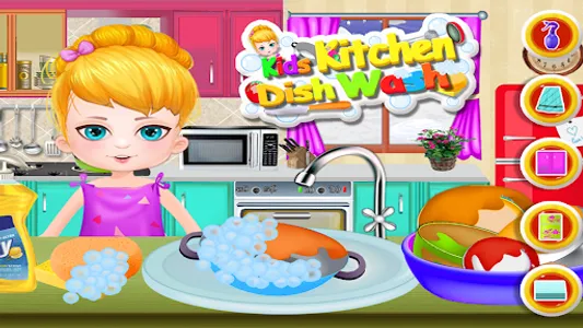 Cute Girl Cleans Dirty Kitchen screenshot 12