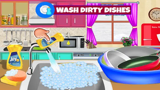Cute Girl Cleans Dirty Kitchen screenshot 21