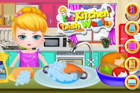 Cute Girl Cleans Dirty Kitchen screenshot 6