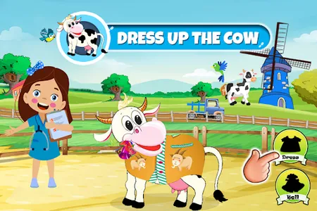 Kids Farm Animals Doctor Game screenshot 2