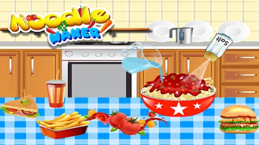 Noodles Cooking Kids Food Game screenshot 24