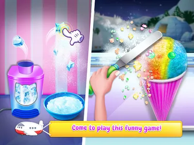 Rainbow Unicorn Ice Cream Food screenshot 6