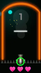 Glow Ball : Bouncy wall screenshot 1