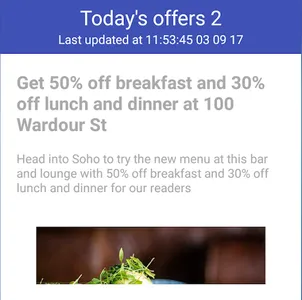 Hot Dinners Offers screenshot 0