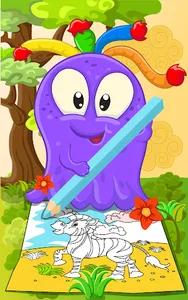 Coloring Pages and Puzzles Kid screenshot 0