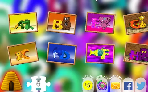 ABC Jigsaw Puzzles for Kids screenshot 0