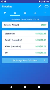 Dollar to Peso Exchange Rates screenshot 1