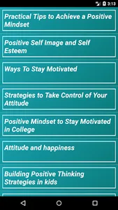 Strategies for positive thinki screenshot 5