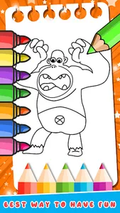 Garten in BanBan 4 Coloring screenshot 13