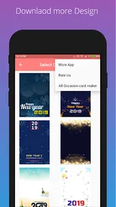 NewYearCardMaker screenshot 2