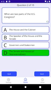 US Citizenship Test App 2023 screenshot 19