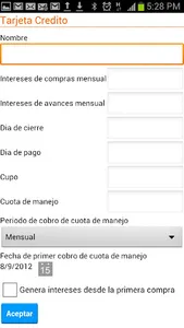 Credit Card Manager screenshot 3