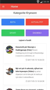 Lajme Shqip screenshot 1