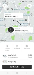 Cresta Cabs Wrexham screenshot 2