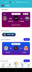 Cric9 - Score & Prediction screenshot 0