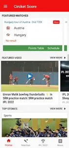 Cricket score screenshot 0