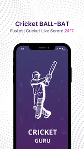 CricGuru: Cricket Live & Score screenshot 0