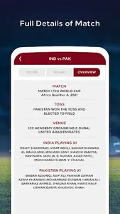 Dream Team - Cricket 11 Live screenshot 7