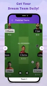 MyCric11 - Pro Team Prediction screenshot 2