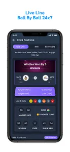 Cricket Fast Live Line crick screenshot 1