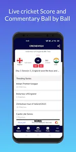 Cricnews24- Live Cricket Score screenshot 0