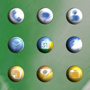 Pixly Vintage 3D - Icon Pack screenshot 1